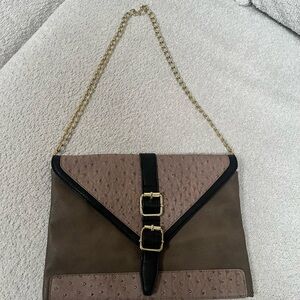 Elegant Brown and Black Women's Bag